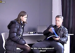 Mad Hook Up Bang At Job Interview