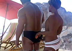 Bear bareback, young men, bear fucks twink