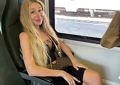Tory Sweety flaunts her black dress in public before taking Ralf Christian deep inside her