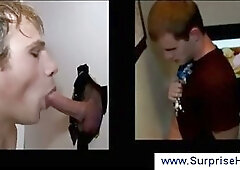 Sucking part two in a glory hole