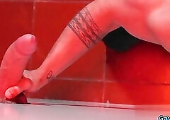 Big dick gay anal sex with facial