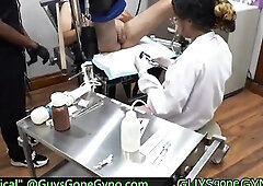 Tampa University Employment Physical with Cutie Ramiraz, Prostates and Flopping Dongs ,See Whole Film At GuysGoneGynoCom