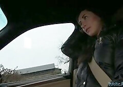 Aruna was desperately in need of a ride into the center of Budapest, so I pulled over and offered her a lift. She is a sexy brunette Russian babe and 