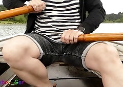 My highlight: super steamy tugging and cumming in a boat on a lake in the Alps