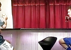 MATT HUGHES & ANDY O'NEIL IN SOCCER KIT