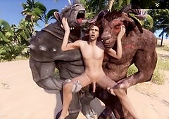 Gay teen, gay monster porn, furry game