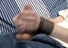 Gagged Solo Jerk Off