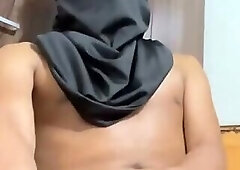 Lonely skinny pinoy boy jerking his big cock at his bedroom