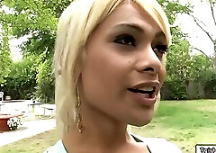 Tgirl4You.com - Latina trans babysitter Kim Bella is rimmed and anal fucked