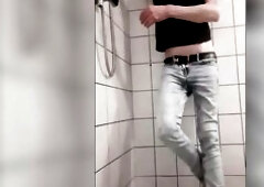 Wetting jeans for 1st time