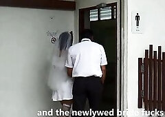 Coach for our fresh movie scene! A Thai bride cheats on her spouse on their wedding day. That Babe gets a creampie in a seedy baths. The wife cheats a