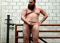 Tugging off in the stairwell of a parking garage until I jizm! Ugh I'm always so naughty!!!