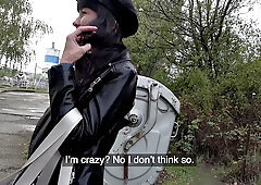 Mouthful of cum for brunette