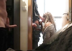 WATCHING MY GIRLFRIEND GIVING A FELLATIO AND A BANG TO A MAN WHILST I JUST EXPECT