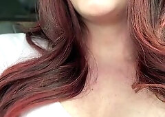 Almost Caught Masturbating Creamy Pussy in Public - Kayla Summers