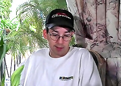 Redhead gets fucked doggy style.