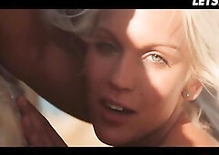 Hungarian Gal Cecilia Scott Sucks A Chubby Knob In Front Of The Sea - LETSDOEIT