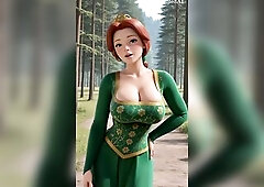 Princesses dance and show off biggest breasts