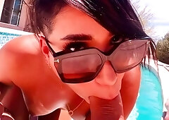 Tanned wife has a hunger for cock that needs to be fed