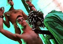 Evil Scientist Plays With His Sex Pet