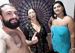 Aventuras do Casal Mattos - We went to Espaço Salvaley to be guided in tantric sex until reaching climax