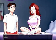 Summertime Saga - Johannes drilled odette ... Johannes drilled Maria ... Eva had her baby