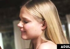 ADULT TIME - Shy Babe Coco Lovelock Asks Lesbian Bestie Lauren Phillips To MAKE HER SQUIRT!