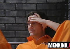 Inked Cliff Jensen claims inmate Tony Orlando as his prison fuck toy