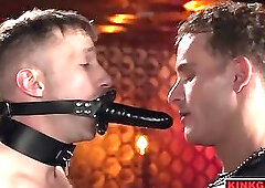Miles Fallon Bound in Fishnets Anal Hook, Paddle and Hardcore Breeding