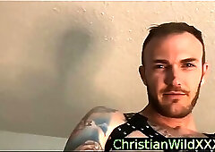 Verbal Master Christian Drains his cock