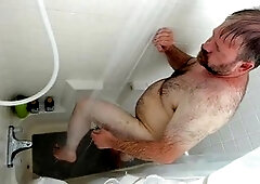 Men masturbating solo, straight guy, hairy dilf
