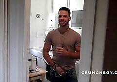 Muscular latino strippers, slim latino, crunchboy