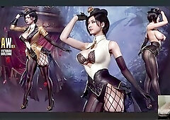 Emma Frost ride that schlong like it's her final