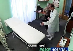 FakeHospital Blond tattoo playgirl banged hard by her doctor