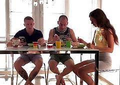 Her Boyfriend Want Eat My Cum On Breakfast