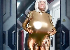 Juggsy is a large titties female masking sissy. This is a kinky talking clip! Science fiction porn is sexy, especially when large bazookas Juggsy is p