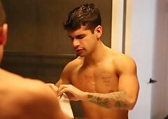 DrillMyHole - Muscle Damien Stone with american Ty Mitchell