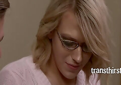 Shy And Cute Tranny Gets Some Dick 8 Min