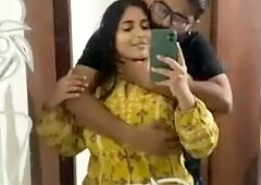 Gouthami reddy manthena having Romance with husband's friend pressing boobs secretly