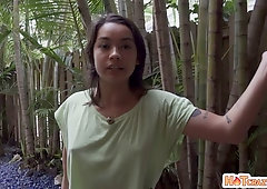 Homemade interracial sex with a spicy cheating teen Papaya Zero