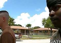 White & black gay story