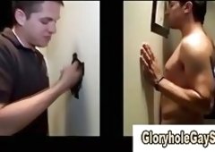 Straight guy tricked into gay blowout