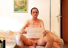 exposing myself shamelessly naked on couch