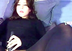 Jerking off shemale tranny solo play