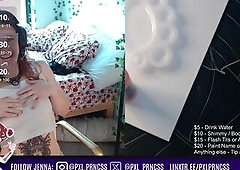 Livestream: Painting My Exposed Body & Masturbating with Fans!