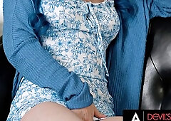 Jewelz Blu Spots Man Stroking Off To Porn Instead Of Fridge Repairs Then Delivers Hardcore Big Tits