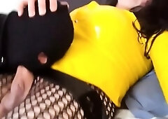 Big shecock deep in his asshole