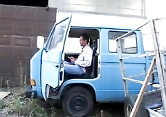 Large titted, Hungarian granny is having hardcore sex with a stud this babe has just met