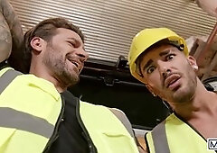 Papi Kocic & Pol Prince enjoy a steamy break and end up having passionate sex after a hard day's work - MEN