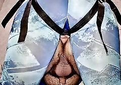 Wife preparing his booty for a real wang and this chab will not ever screw a cunt afresh